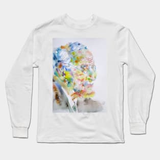 CARL JUNG - watercolor portrait .2 Long Sleeve T-Shirt